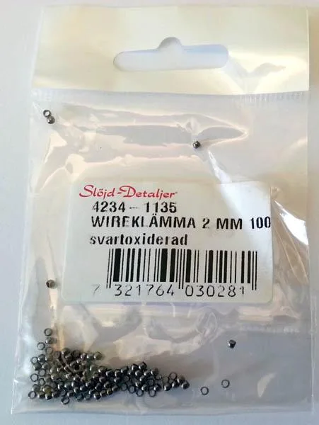 Perline crimp per la produzione di gioielli «Wireklämma ('crimp')» — foto 1 dell'alert A12/2017/14