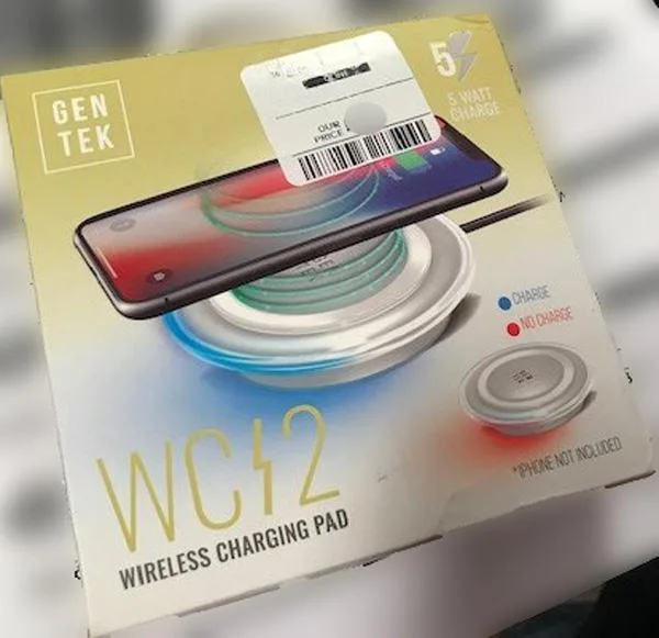 Pad di ricarica senza fili «Wireless Charging Pad» — foto 1 dell'alert A11/0028/19