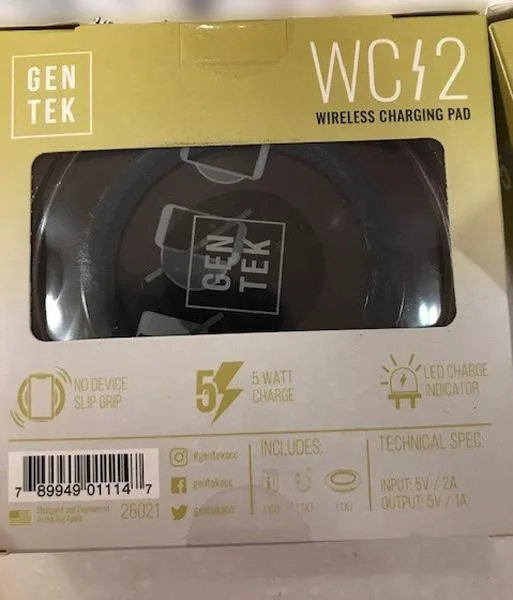 Pad di ricarica senza fili «Wireless Charging Pad» — foto 3 dell'alert A11/0028/19