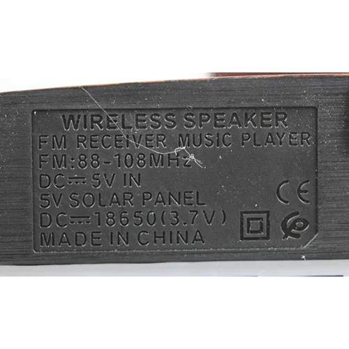 Altoparlante senza fili «WIRELESS SPEAKER» — foto 6 dell'alert OR/00063/26