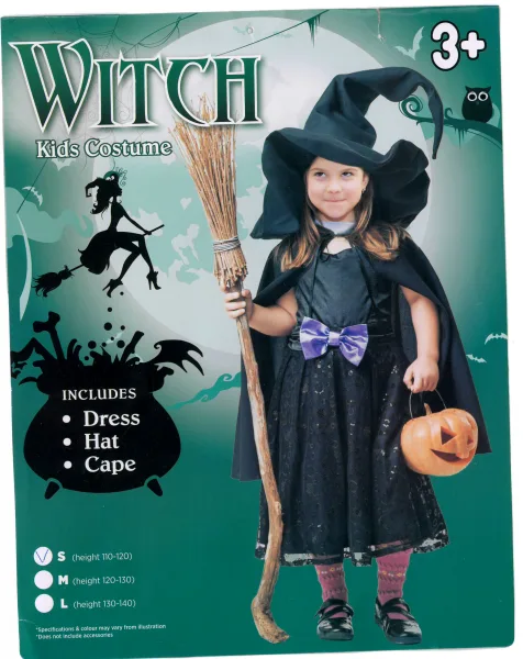 Vestito di fantasia «Witch Kids Costume» (Boo!)
