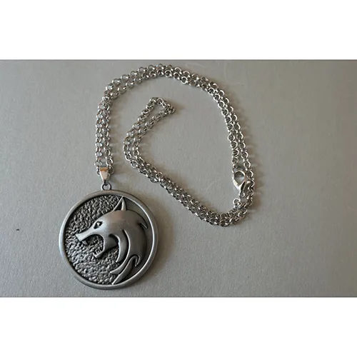 Set di gioielli «Witcher 3 Wild Hunt, 3 Stück Witcher Merchandise umfasst Herren Hexer Medaillon Halskett…»