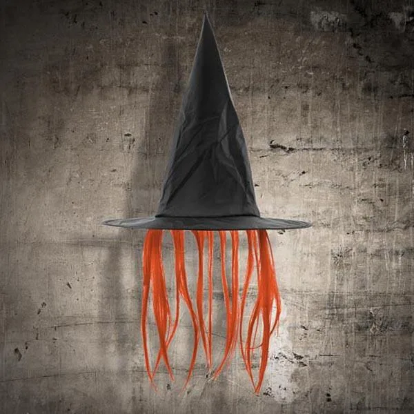 Cappello di fantasia-vestito «Witches Hat With Hair» (Fright Nite)