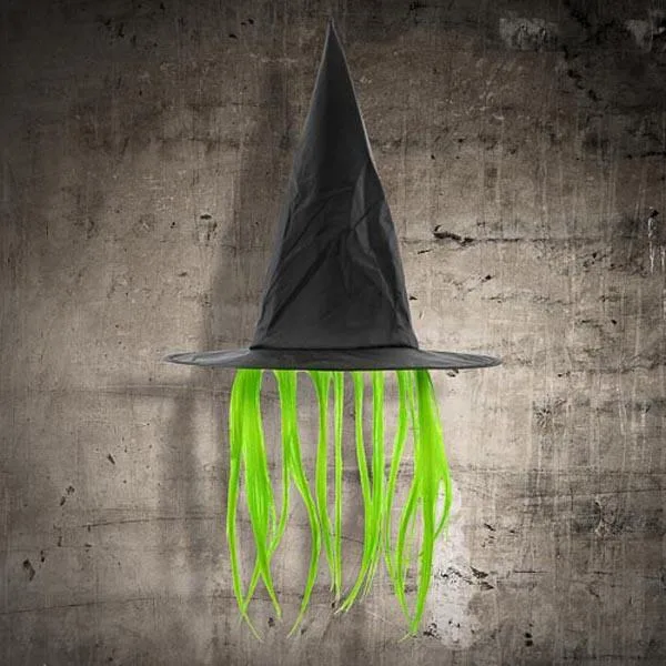 Cappello di fantasia-vestito «Witches Hat With Hair» — foto 2 dell'alert A12/1470/16