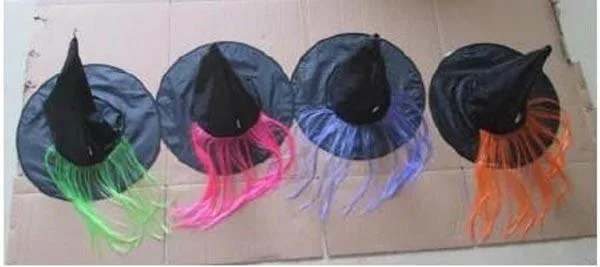 Cappello di fantasia-vestito «Witches Hat With Hair» — foto 3 dell'alert A12/1470/16