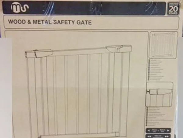 Cancello di sicurezza per bambini «Wood & Metal Safety Gate» — foto 2 dell'alert A12/0518/17