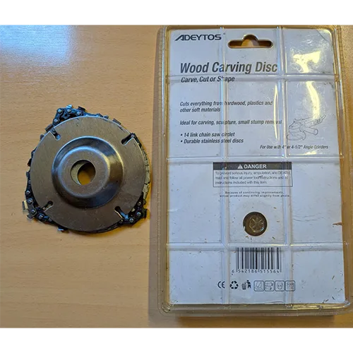 Lama circolare per smerigliatrice angolare «Wood Carving Disc» — foto 2 dell'alert SR/02530/26