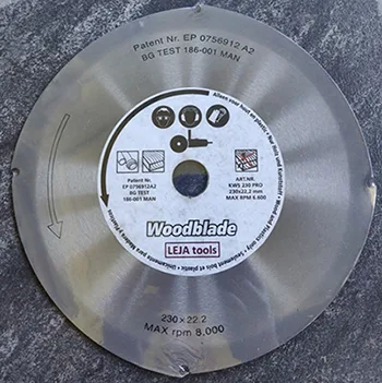 Lama circolare per sega «Woodblade» (Kwiksaw)