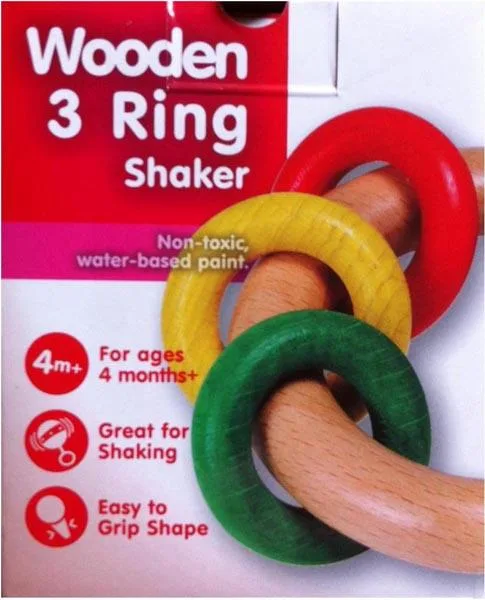 Sonaglio di legno «Wooden 3 Ring Shaker» — foto 2 dell'alert A12/0959/15