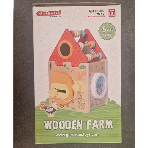Giocattolo educativo «Wooden Farm» (Gerardo's Toys)