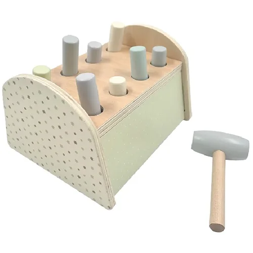 Giocattolo della panca del martello «Wooden hammer bench» (SPIRE)