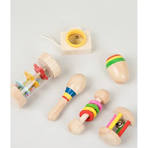 Set di giocattoli musicali «Wooden musical instruments»
