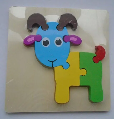 Puzzle di legno «Wooden puzzle - Goat»