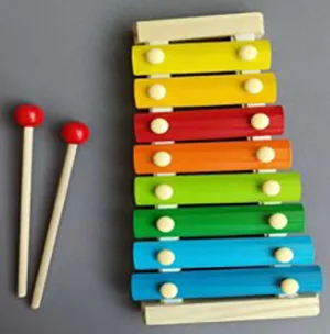 Xilofono di legno «Wooden Xylophone» (Small &amp; Bright)