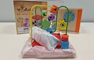 Cubo di attività «Woodlets - 5 in 1 acitivity cube» — foto 3 dell'alert A12/02176/23