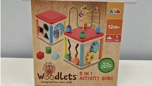 Cubo di attività «Woodlets - 5 in 1 acitivity cube» — foto 6 dell'alert A12/02176/23