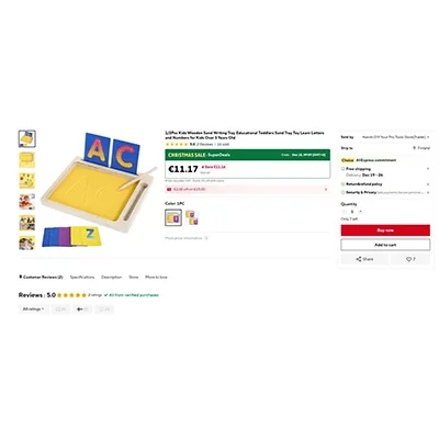 Giocattolo di attività della sabbia «WORDPAD» — foto 3 dell'alert SR/00653/26