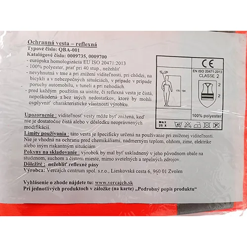 Giubbotto di sicurezza «Work protective vest» — foto 3 dell'alert A12/00379/24