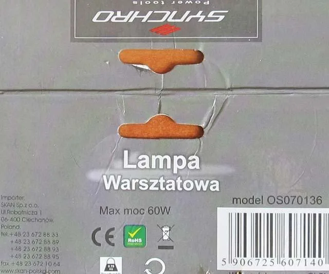 Lampada da laboratorio «Working Lamp 60W» — foto 1 dell'alert A12/2125/14