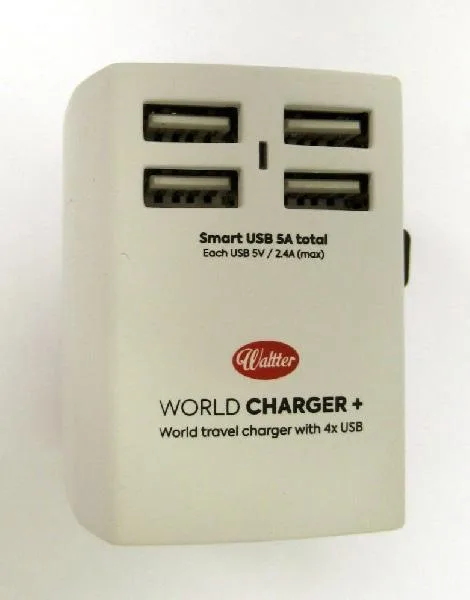 Adattatore da viaggio/caricabatterie USB «World charger» — foto 3 dell'alert A12/0206/19