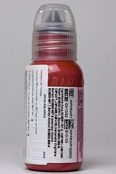 Inchiostro del tatuaggio «World Famous Tattoo Ink Warm Peach» (World Famous Tattoo Ink)