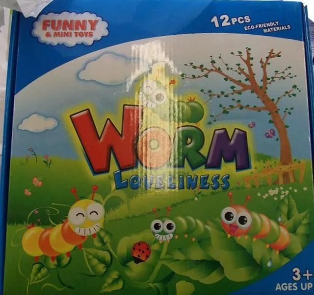 Bruco di avvolgimento «Worm loveliness» (Funny &amp; Mini Toys)