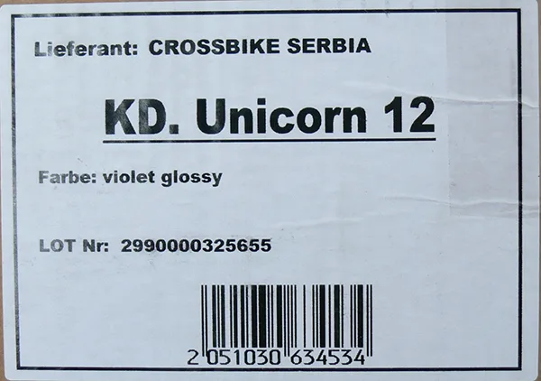 Bicicletta per bambini «X-FACT / crossbike (on the packaging)» — foto 4 dell'alert A11/00073/23