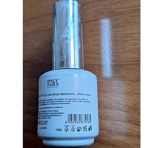 Smalto per unghie in gel «X-TRA Matt Top Cat» — foto 2 dell'alert SR/04198/25