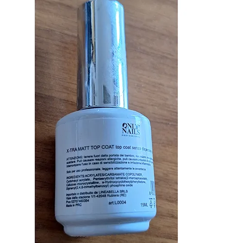 Smalto per unghie in gel «X-TRA Matt Top Cat» — foto 3 dell'alert SR/04198/25