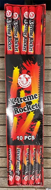 Fuochi d'artificio «X-treme Rocket» — foto 1 dell'alert A12/00232/22