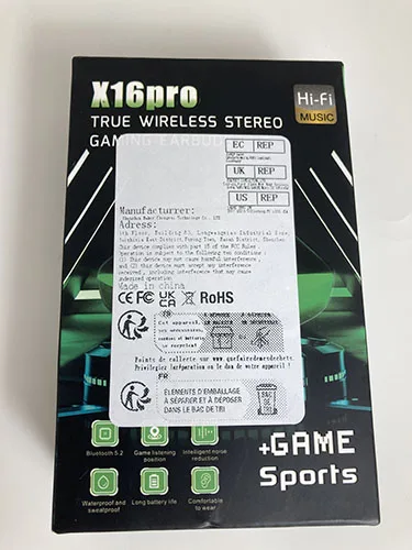 Auricolari senza fili «X16 Pro True Wireless Stereo Earbuds Luminous True» — foto 2 dell'alert A12/02892/23