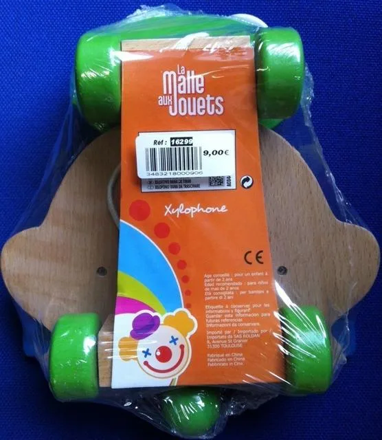 Xilofono giocattolo — rana «Xylophone frog (Xylophone grenouille)» (La malle aux jouets)