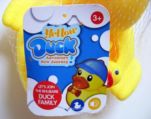 Anatra giocattolo di plastica/giocattoli da bagno «Yellow Duck Adventure New Journey» — foto 3 dell'alert A12/1826/19