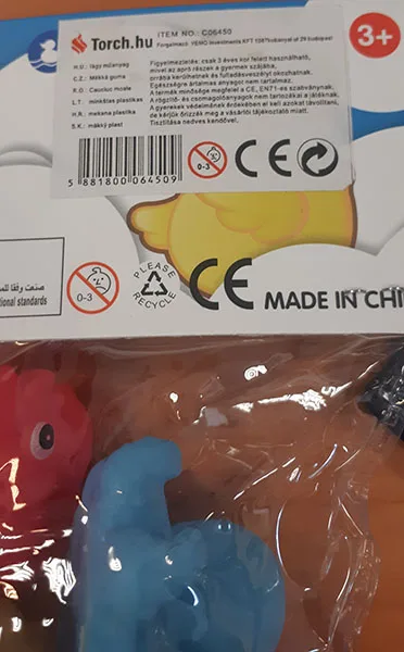 Set di giocattoli in gomma squeaky «Yellow Duck adventures New yourney» — foto 2 dell'alert A12/01445/21