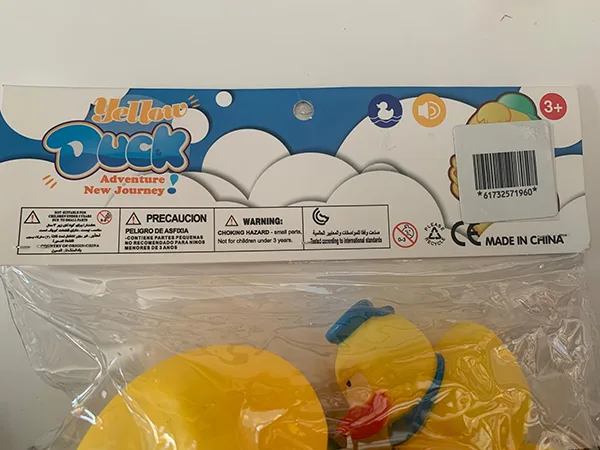 Giocattolo di plastica «Yellow Duck Family» — foto 2 dell'alert A12/00641/23