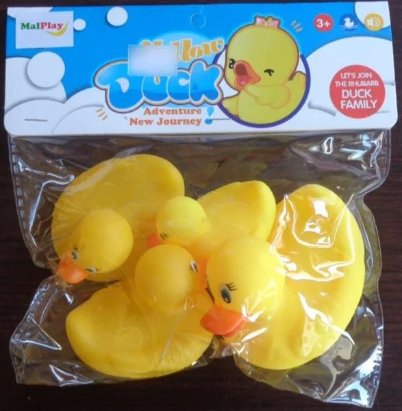 Giocattolo di plastica «Yellow duck» (MalPlay)