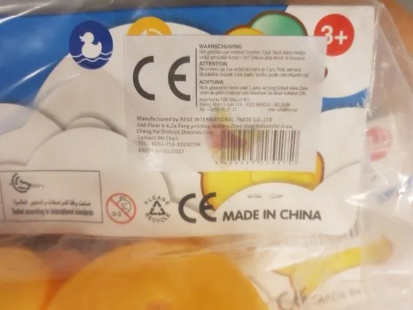 Set di giocattoli da bagno «Yellow Duck» — foto 2 dell'alert A12/0215/18