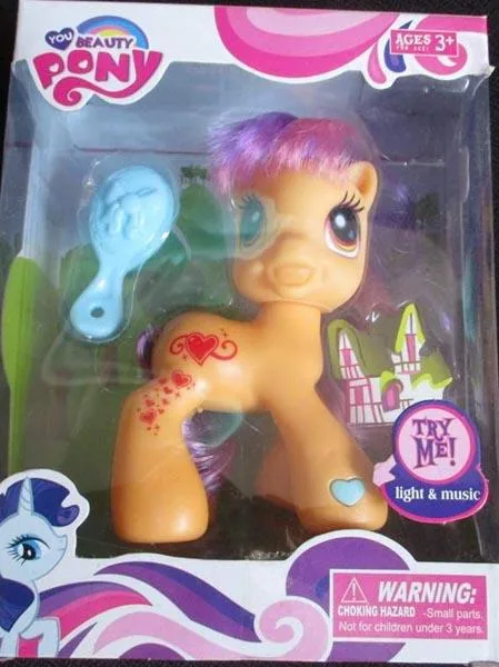 Set pony giocattolo «You Beauty Pony» (Regio Játék)