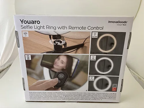 Luce del selfie «Youaro Selfie Ringljus» (Innovagoods)