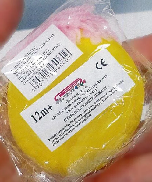 Giocattolo spremuto «Zabawka gniotek» — foto 2 dell'alert A12/1403/19