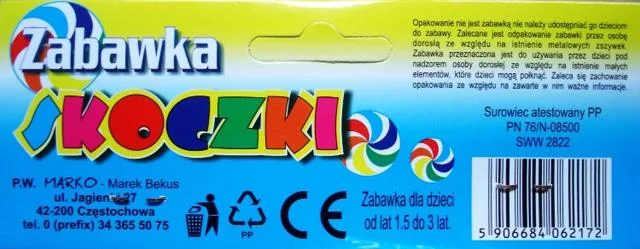 Giocattolo push-along «Zabawka Skoczki» (Marko)
