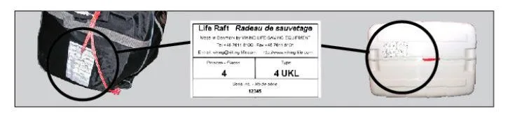 Zattere gonfiabili per imbarcazioni da diporto – "Liferafts Viking RescYou™ (UKL)" e "RescYou™ PRO (UKSL)", dimensioni 4, 6 e 8 persone in contenitore o in valise — foto 1 dell'alert 0810/06