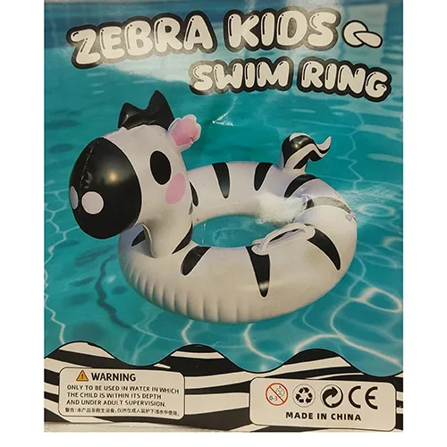 Sedile gonfiabile da bagno «ZEBRA KIDS SWIM RING»