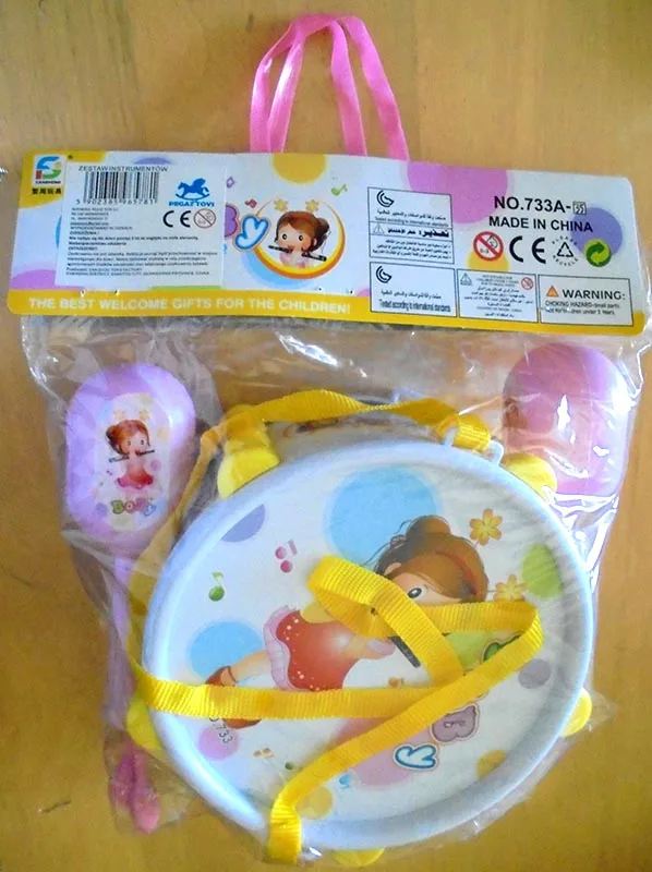Set di strumenti musicali giocattolo «Zestaw instrumentow» (Fansheng, Pegaz Toys)