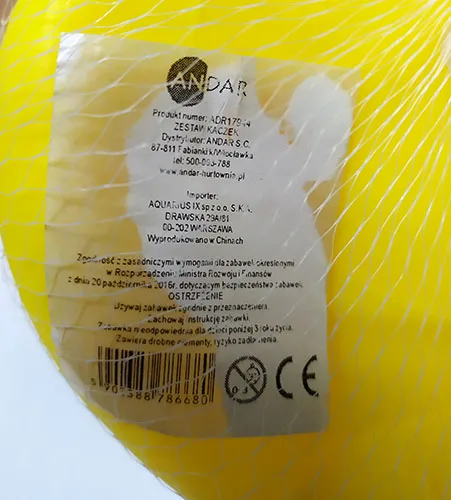 Giocattolo di plastica «Zestaw kaczek» — foto 4 dell'alert A12/02862/23