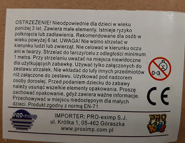 Set della polizia di giocattoli «Zestaw policyjny» — foto 2 dell'alert A12/01448/20