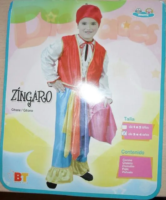 Vestito fantasia &amp; #13; &amp; #13; «Zingaro» (Boys Toys)