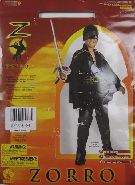 Costume di fantasia «Zorro Child Costume» (Rubie's)
