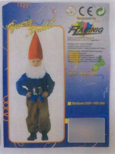 Costume da sposa per bambini «Zwerg "Pauli"» (Rabinig)