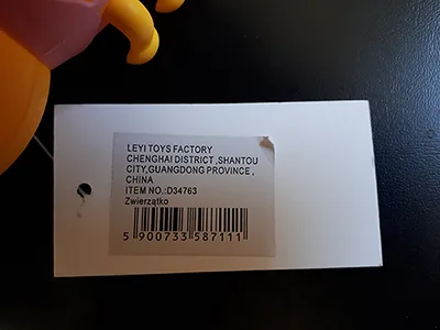 Giocattolo di plastica «Zwierzatko» — foto 3 dell'alert A12/00298/22